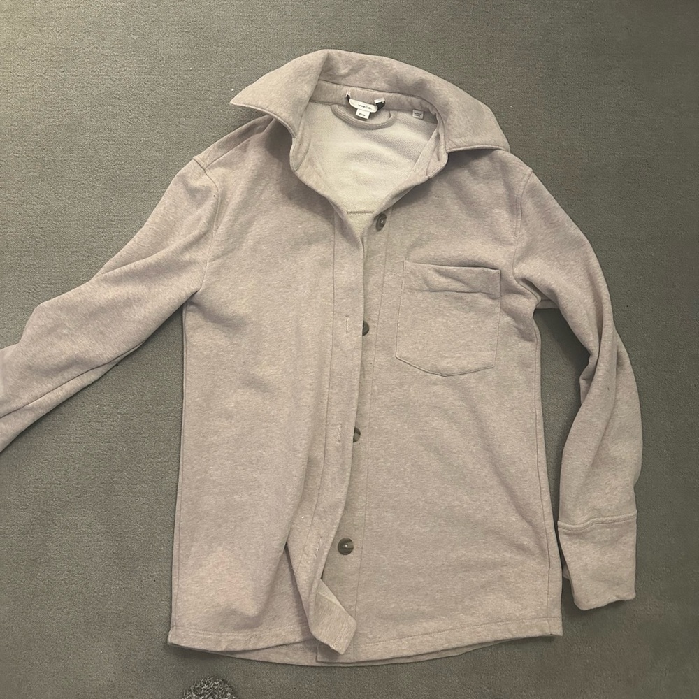 Vince button up shirt jacket